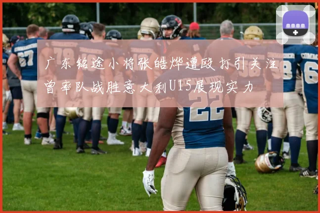 广东铭途小将张皓烨遭殴打引关注曾率队战胜意大利U15展现实力